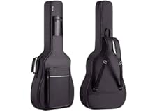 Star House Blue Guitar Bag Durable Padded Guitar Cover Bag case for All Size of Acoustic Guitar (Black)