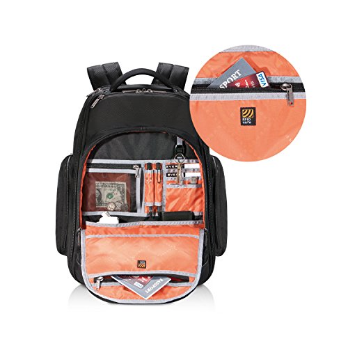 Everki Atlas     Laptop Rucksack auf Rollen   Rucksack Trolley f  r Notebooks von 13 bis 17 3 Zoll  33     43 9 cm  mit durchdachtem F  cher-Konzept u