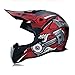Produktbild Motorradhelm, Erwachsene Unisex-Motorradhelm, Mx-Motorrad-Offroad-Roller ATV-Helm, Winddicht/stoßfest/Anti-UV,D,S