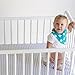 Ziggy Baby Jersey Cotton Fitted Crib Sheet Set, Grey/White, by Ziggy Baby