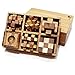 Produktbild YXXHM- Entsperren Spaß Spielzeug Educational Dekompression Holz Abnehmbare Erwachsene Kinder 6 Stück Set Montiert 3D Einzel Artikel Größe: 5 * 5 * 5 cm, Verpackung Größe: 18,5 * 12,5 * 6 cm,C