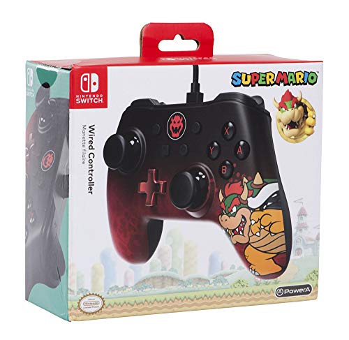Power A - Wired Controller Bowser Icone - Nintendo Switch [Edizione: Regno Unito]