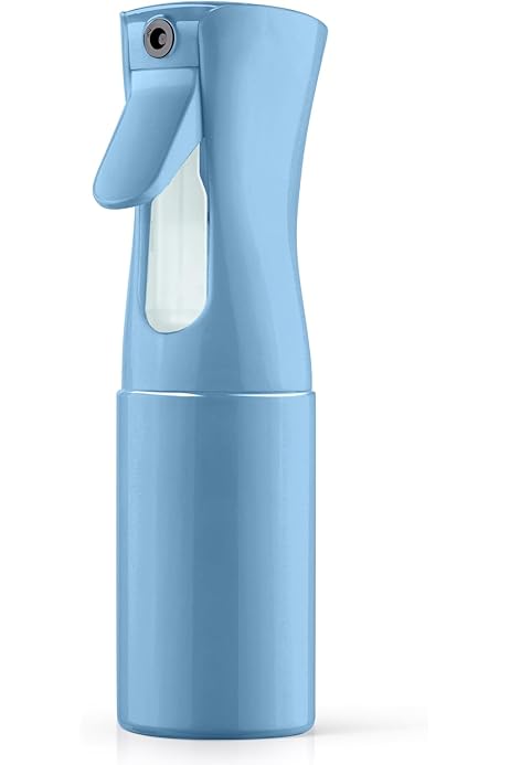 Spruzzino Nebulizzatore Acqua A Nebbia Fine - 300 Ml, Blu-Rosa, Per Trucco E Cura Pelle