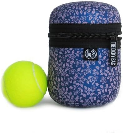 The Dicky Bag Medium Purple Flower. The Civilised way to carry dog poop Dog Poop Scoop, no more ugly smells & knotted plastic bags
