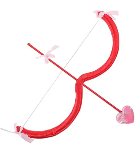 Ensemble Costume Cupidon Adorable : Ailes D'Ange 80 Cm, Arc Et Flèche, Bandeau Cœur – Parfait Pour Carnaval, Saint-Valentin Ou Cosplay Enfants Et Adultes