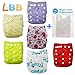 Baby Double Rows of Snaps 6pcs Pack Fitted Pocket Washable Adjustable Cloth DiapeÂ£Â¨Girl ColorÂ£Â©6BM88 Color: Mickey