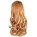 Popamazing Multicolor Various Women's Sexy Fancy Dress Wigs Cosplay Costume Ladies Full Wig Party (Size D(Long Wavy Wig + Wig Cap), Blonde)