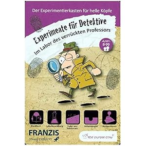 FRANZIS young Explorer Im Labor des verrückten Professors: Experimente für Detektive | Experimentierkasten für helle Köpfe | Ab 8 Jahren