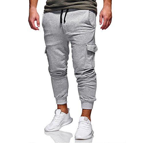 Ymysfit Homme Pantalon de Sport Short Pantacourt Loisir Lâche