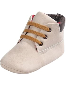 Ularma Babyschuhe Weiche Sohle Warm Anti-Rutsch Lederschuhe für Baby Jungen Mädchen in Mehre Farben