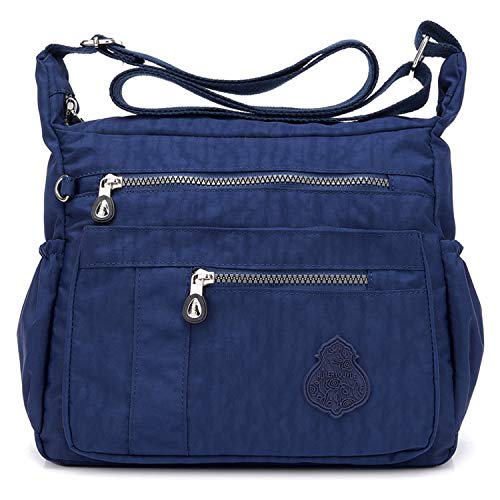 Foino Bolso Bandolera Ligero Bolsos de Moda Mujer Bolsos Escuela Bolsas de Deporte Impermeable Casual Bolsas de Viaje para Escolares