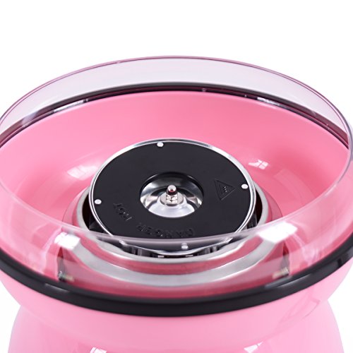 Zuckerwattemaschine Zuckerwattegerät für Zuhause Zuckerwatte Maschine 500W 3 Farben (Rosa) - 3