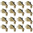 Replacement Shelf Support Suitable for Ikea Pax Billy Komplement Compatible with Wardrobe Holder Shelves (Tan, Pack of 16)