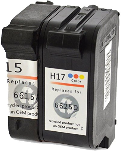 Druckerpatronen kompatibel für HP 17 + 15 für HP Deskjet 816C 817C 825C 825CVR 840C 841C 842C 843C 845C 840CVR HP Fax 1010 - 2