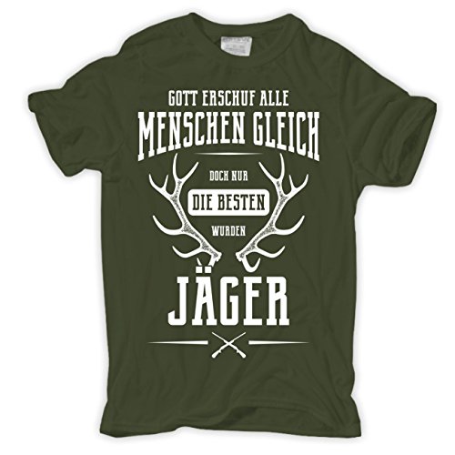 Männer und Herren T-Shirt Die besten wurden JÄGER (mit Rückendruck) Männer und Herren T-Shirt Die besten wurden JÄGER (mit Rückendruck)