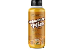 ‎GYMQUEEN GymQueen Mamma Mia Zero Sauce, kalorienreduziert, ohne Fett & ohne Zuckerzusatz, zum Verfeinern von Gerichten oder als Salat-Dressing, vegetarisch, Indian Curry
