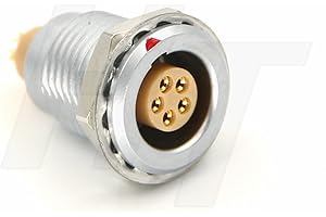 HangTon 0B Egg 5 Pin Connector Panel Mount Socket Female Contacts