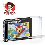 10 Klarsicht Schutzhllen Nintendo 64 [10 x 0,3MM N64 OVP] Spiele Originalverpackungen Passgenau Glasklar - 