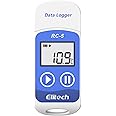 Temperature Data Logger, Elitech RC-5 Reusable Temperature Data Recorder, USB 2.0, 32000 Points, Software for Mac and PC with Calibration Certified