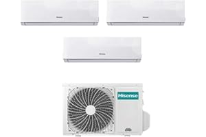 Condizionatore Climatizzatore Trial Split Inverter Hisense New Comfort 9000+9000+12000 9+9+12 Btu A++ 3AMW58U4SZD1