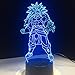 Produktbild Action-figuren 3D Illusion Fernbedienung Illusionslampe, LED Schreibtisch Tischlampe Nachtlicht