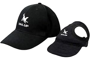 PETYOUNG Chapeaux parent-enfant pour chien, Ensemble de casquette de baseball pour maman / papa de l'animal, Bonnet pare-soleil pour chien Bonnets de protection contre le soleil, Jeans avec trous d'oreille et