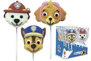 ZEUS PARTY Kit di Buonissimi Lecca Lecca Marshmallow PAW PATROL 45 Grammi