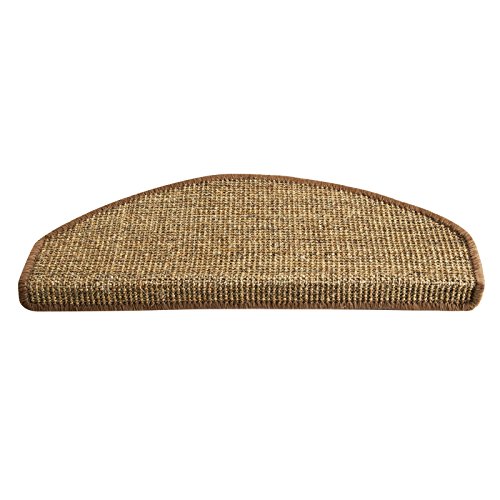 casa pura Premium Sisal Rug, Tweed - Stair Treads, 25x65cm | Multiple Size Options Available