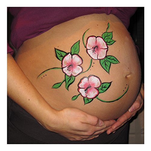 BellyPainterS – BellyPainting – Bauchbemalungs-Set, Bemalen Sie Ihren Babybauch - 3