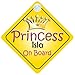 Princess Isla On Board Girl Car Sign Child/Baby Gift/Present 002