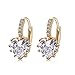 Charming Women's Sterling Silver Ear Hoop Earrings Ear Stud