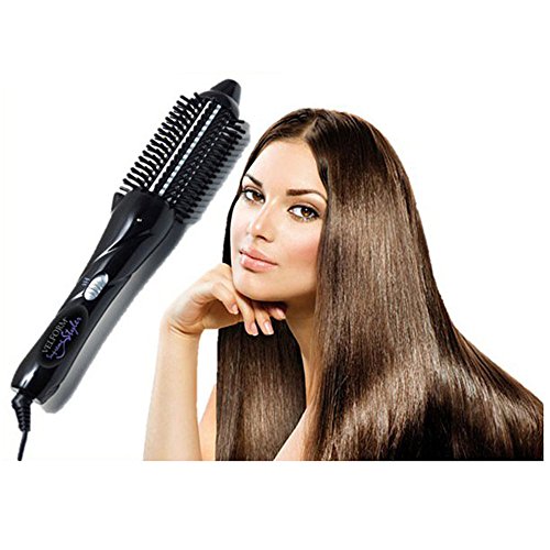 Preisvergleich Produktbild Velform Supreme Styler Multifunktionsbürste Haarbürste Keramik Glättungsbürste, Ionen Haarglätter mit Schnellaufheizung, Lockenstab Lockenbürste das Original aus TV