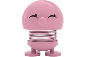 Hoptimist Bimble, kołysząca się figurka, dekoracyjna skandynawska, dekoracja salonu, na biurko, gadżety do biura, wspaniałe małe prezenty, 4,5 x 5,8 x 6,6 cm, S, jasnoczerwona