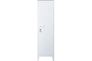 HOMY CASA Biurowy schowek na dokumenty metalowa szafka 3-drzwiowa szafka szafka organizer stojak na konsolę 3 w 1 biały