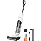 Proscenic F10 Aspirapolvere Senza Fili, Lavapavimenti, Spruzzo dell'Acqua, Bordi Stretti, Autopropulsione&Asciugatura, Assist