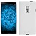 Produktbild PhoneNatic Case für OnePlus OnePlus 2 Hülle Silikon weiß S-Style + 2 Schutzfolien