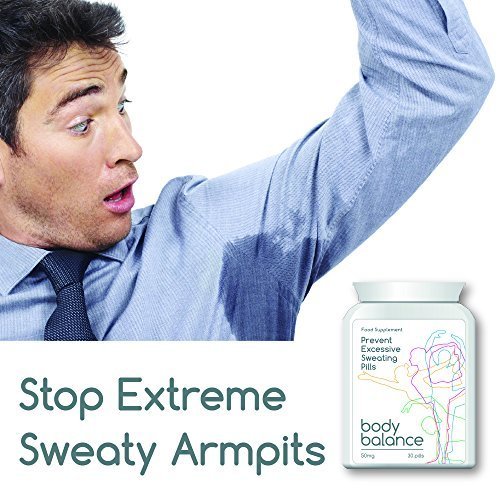 BODY BALANCE EXCESSIVE SWEATING PILLS PREVENIR PASTILLAS sudoración excesiva antisudor