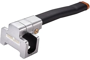 Blueshyhall Lenkradschloss Lenkradkralle Lenkradsperre Diebstahlsicherung Lenkrad Auto Mit Schlüssel, SCHWARZ