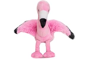 Habibi Plush Premium - 1845 Flamingo with Removable Grain Cushion - Heat Stuffed Toy/Heat Pad for Microwave/Oven