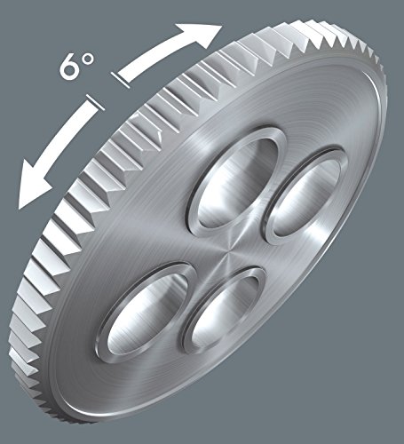 Wera 8001 A Bit-Ratsche 1/4 Zoll SB mit 1/4 Zoll-Antrieb, 2-teilig, 05073230001 - 3
