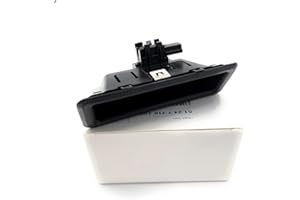 SISS Heckklappengriff Kofferraumdeckel Druckknopf Schalter Heckklappenentriegelung 51247118158 für E60 E88 E90 E91 E92 E70 X1 X5 X6 heckklappe Taster Heckklappenöffner Kofferraumgriff