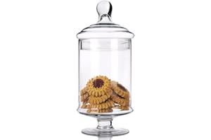 EXCELLENT HOUSEWARE VARZI Dal 1956 - Biscottiera In Vetro Con Base 14x26