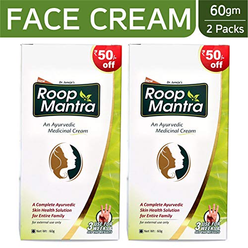 Roop Mantra Ayurvedic Cream For Men And Women, 60g (Pack Of 2)