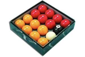 Aramith Premier Red-Yellow 2" Pool Balls with 1 7/8" White