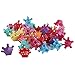 36pcs Crown Shape Plastic Hair Claw Clips Girl's Christmas Gift Assorted Color
