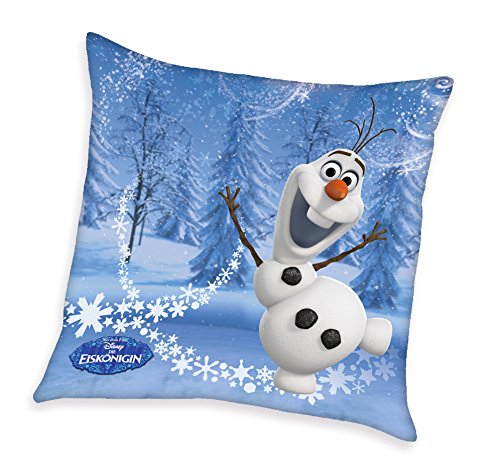 DISNEYs DIE EISKÖNIGIN KUSCHELKISSEN DEKO KISSEN 40x40 cm 100% Polyester, neu von Herding