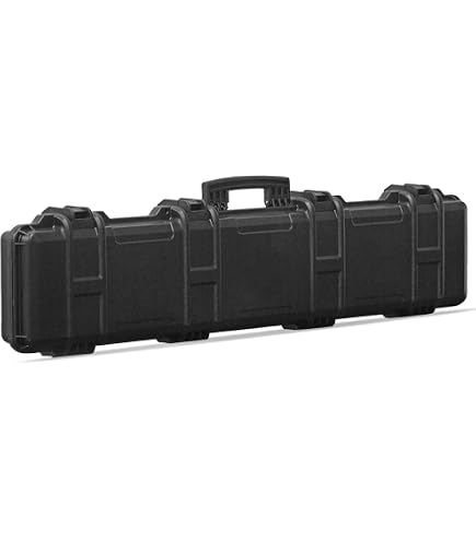 Mallette Rigide Nuprol Grise Pour Fusil Airsoft - Protection IP67 Avec Mousse Alvéolée 109x39x15 Cm