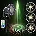 Produktbild OOFAY DJ Party Lichter, LED Interessante Spotlight mit Fernbedienung, Rot und Grün Bunte Muster Projektor Für Weihnachten, Halloween, Geburtstag, Partys, Landschaft und Garten Dekoration