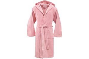 Bassetti Nuovo Accappatoio 100% Spugna di Puro Cotone Tinta Unita Lungo con Cappuccio e Tasche Altamente Assorbente Uomo Donna Unisex S-5XL