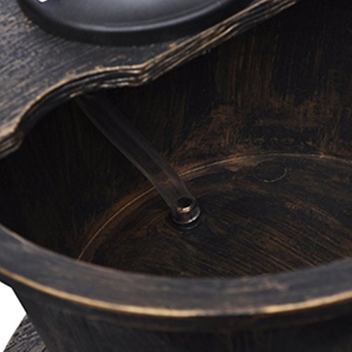 vidaXL Springbrunnen Wasserspiel Gartenbrunnen Stufenbrunnen Brunnen +Pumpe 40539 - 4